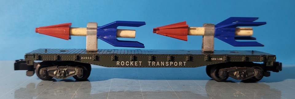 CB36: American Flyer 24553 Rocket Transport Flatcar - S Scale ...