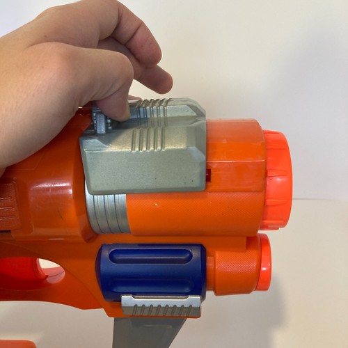 Super Soaker Flash Flood Water Gun Orange 2006 Hasbro Working 2 Spray Modes - Foto 17 di 17