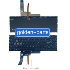 For MSI Cyborg 15 Air A12V MS-15K1 A13VEK A13VFK A13UCK RGB Backlit keyboard