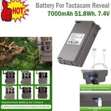 LOT Battery For Tactacam Reveal Trail Camera X Gen 2.0/3.0/X/X Pro, 7.4V 7000mAh