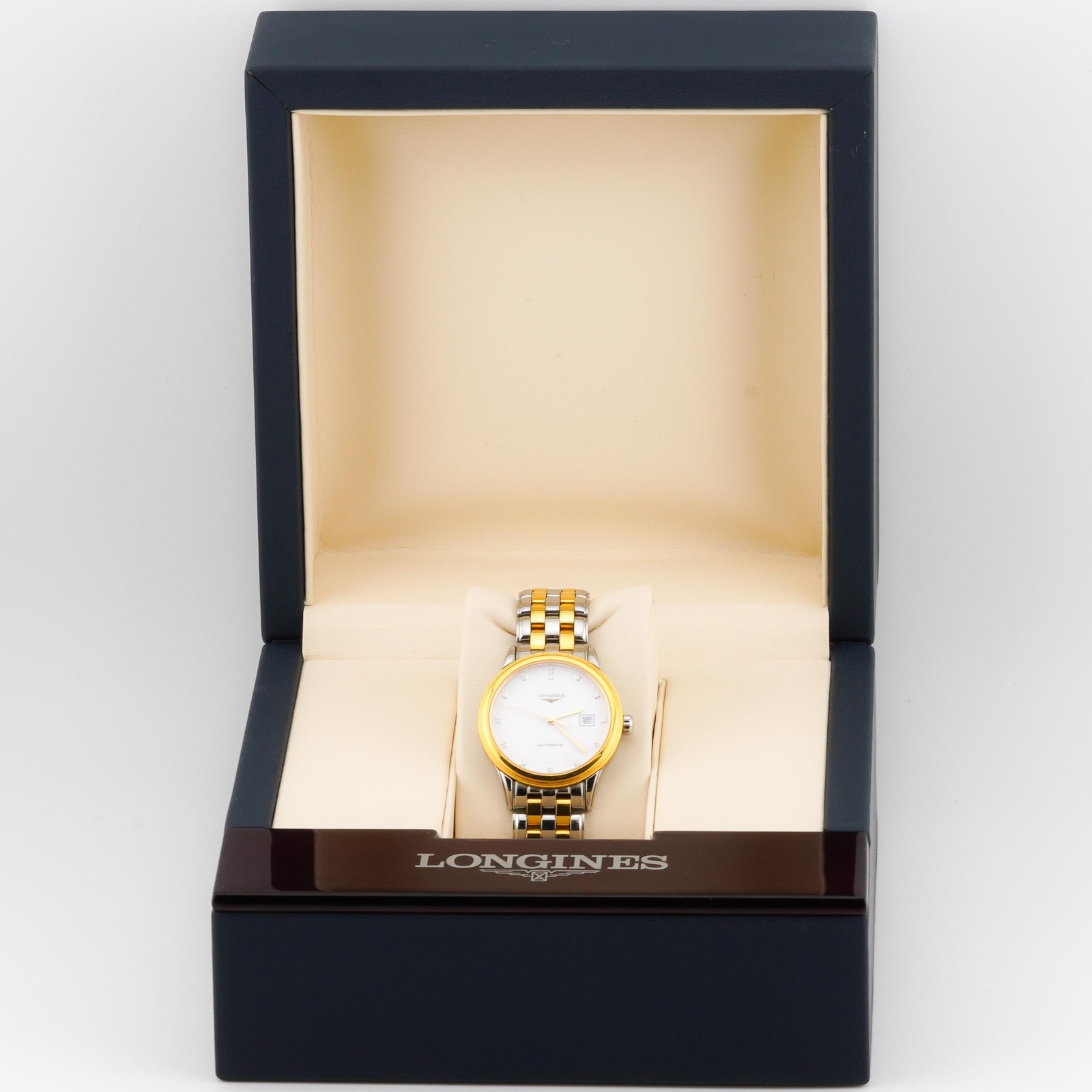 Longines Automatic Flagship Two Tone Diamond Indi… - image 8