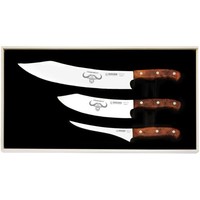 Giesser Messer-Set 3-Tlg. Koch-, Fleisch-, & Filiermesser Mit Holzgriff 19993Tol