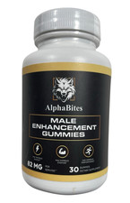 AlphaBites Male Enhancement Gummies - 82mg - 30 gummies - Exp 10/26