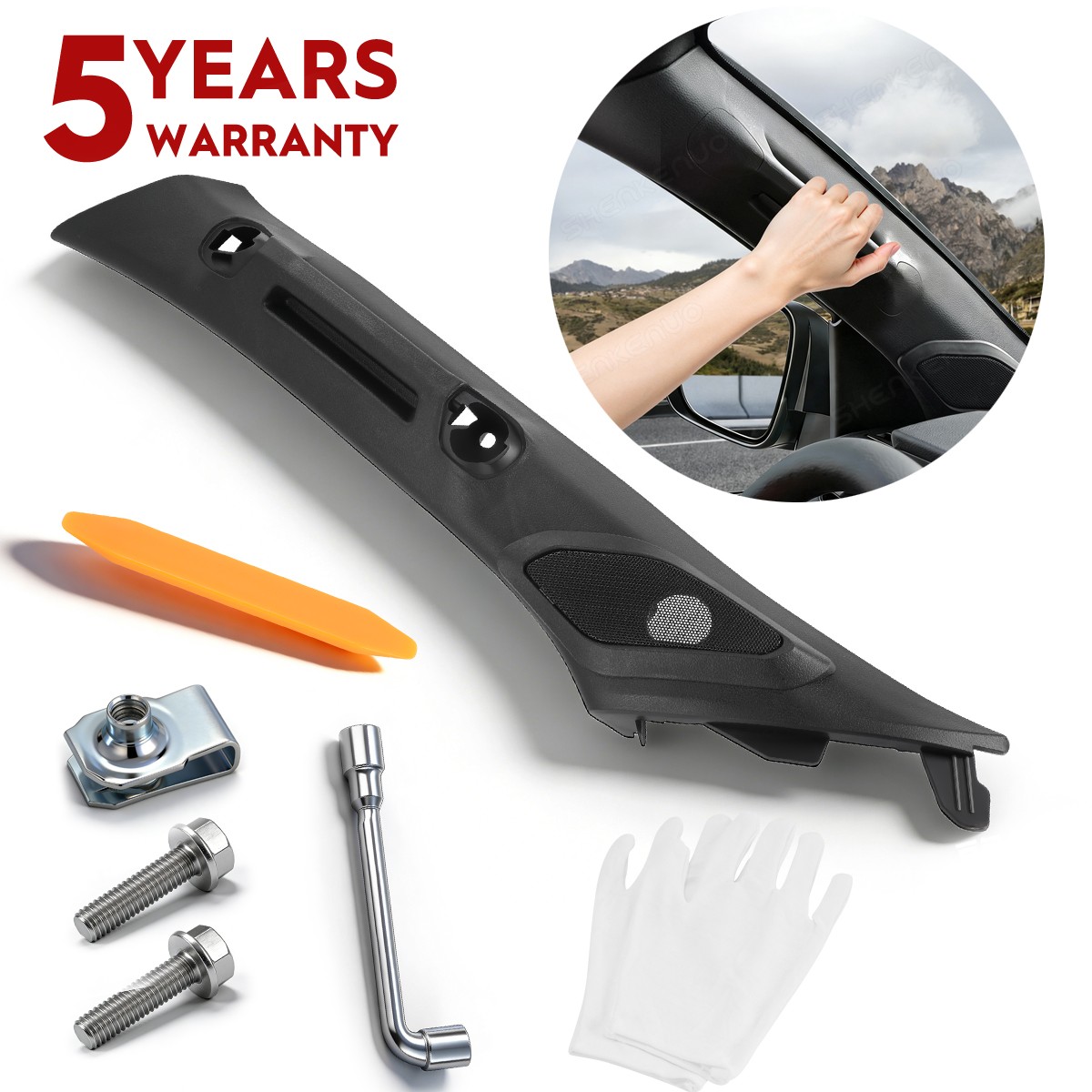 Driver Side A-Pillar Grab Door Handle for Toyota Tacoma 4rd Gen 2024-2026 Handle