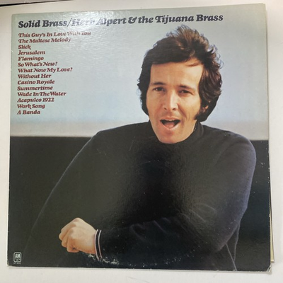 #ad HERB ALPERT amp; THE TIJUANA BRASS SOLID BRASS A amp; M VINYL LP #SP4341 $4.49
