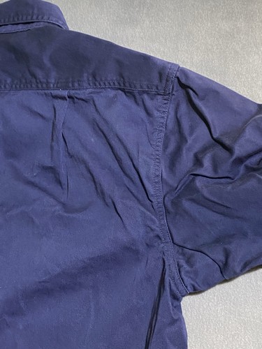 Camisa de Trabajo Negra Stallion FR Manga Larga Resistente al Llama Talla L Azul Soldadura - Imagen 22 de 22