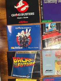 NES Instruction Manual Lot &ndash; Mario 3, Blaster Master, Rambo, Ghostbusters +