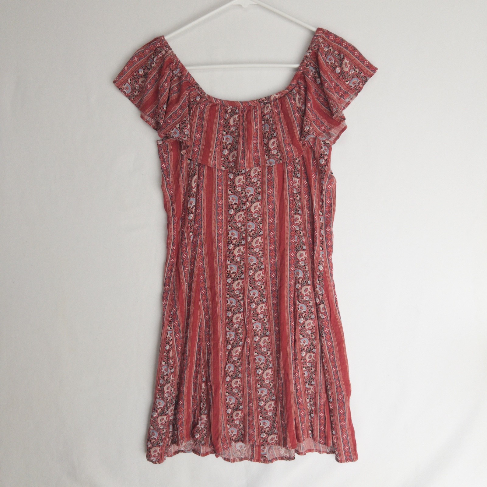 American Eagle Cottagecore Ruffle Button Front Of… - image 14