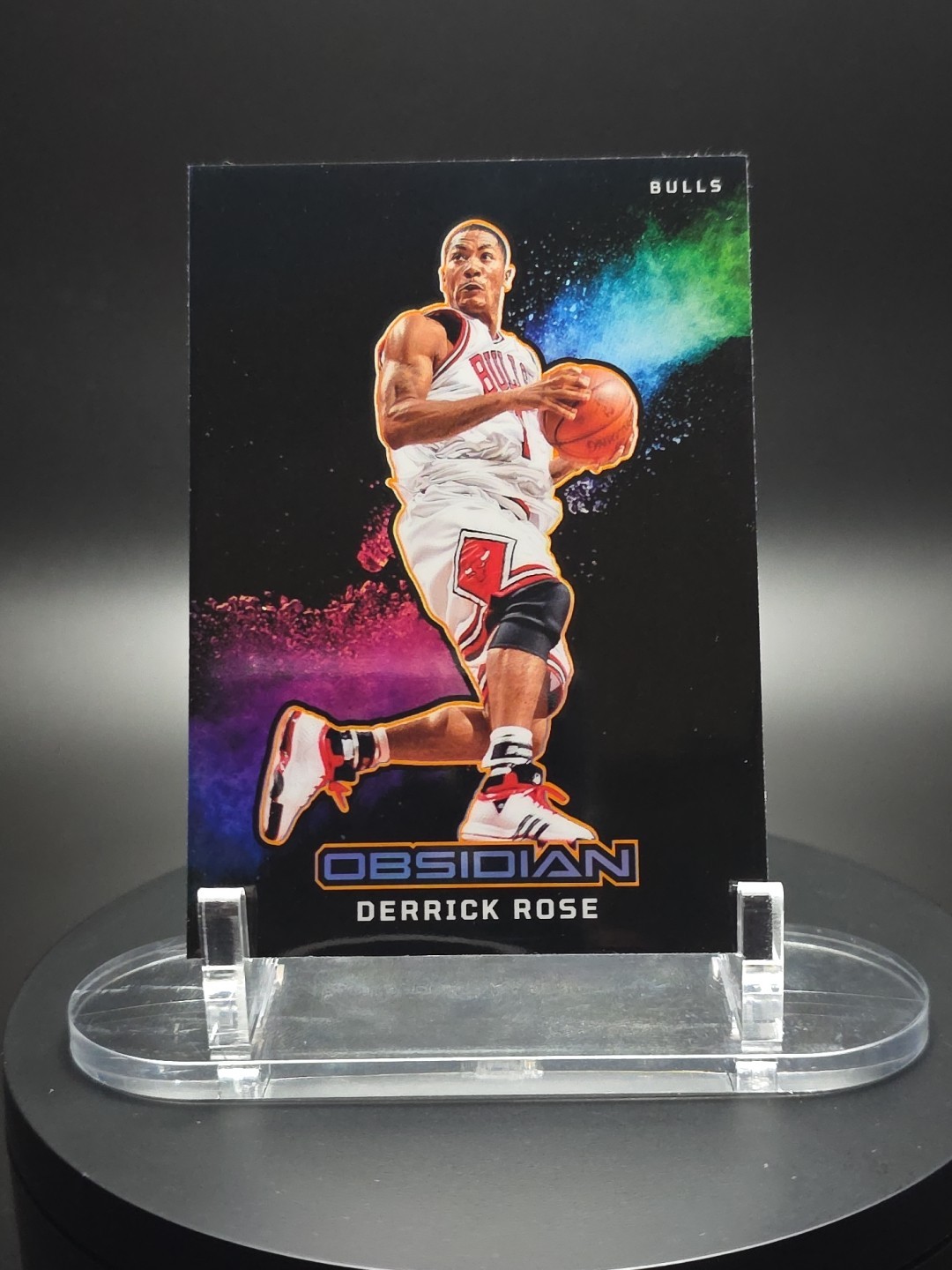 2024-25 Obsidian Derrick Rose Color Blast Black SSP Case Hit MVP Bulls