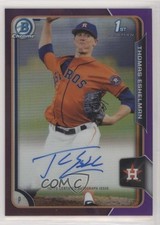 2015 Bowman Draft Chrome Pick Purple Refractor 110/250 Thomas Eshelman Auto 0e3