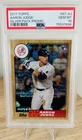 Aaron Judge 2017 Topps Silver Pack #87-AJ 1987 Chrome Promo Rookie PSA 10 💎🔥💎