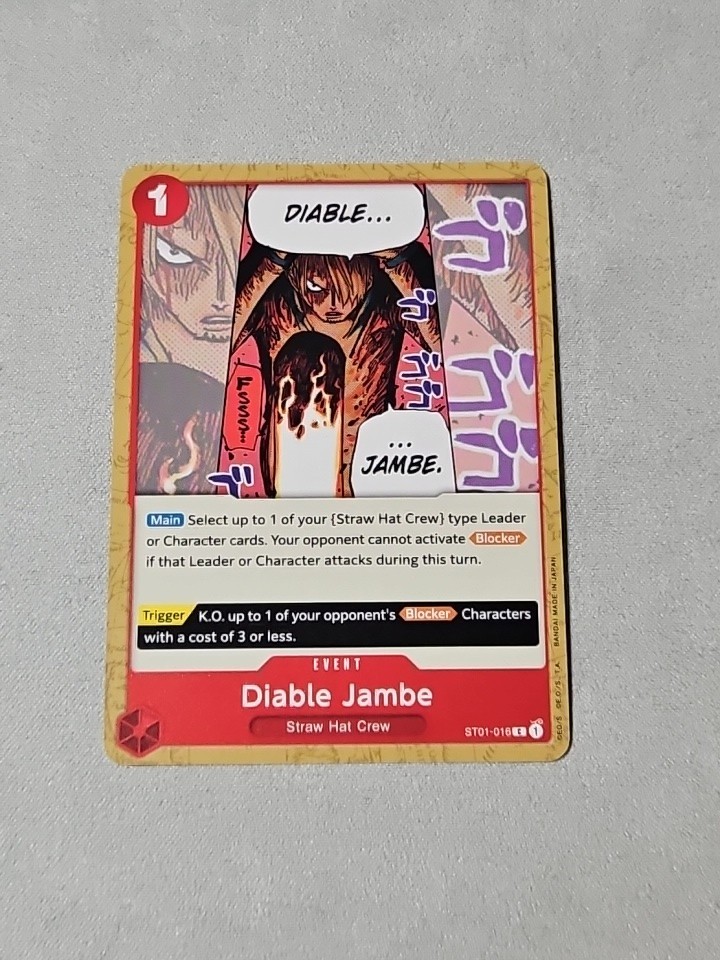 One Piece TCG Revision Pack Diable Jambe ST01-016 C