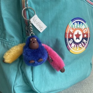 Kipling Challenger 2SS Nylon Backpack, Super Blue Rainbow KIA816 w/ Monkey kipling challenger backpack products for sale | eBay main image 4