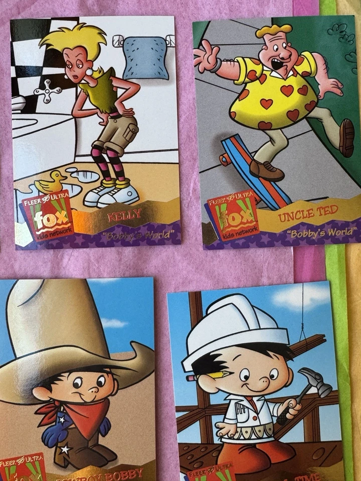 Lote de 12 cartas Fleer Ultra Fox Kids Bobby’s World 1995 - Juego parcial Foto 4 de 4