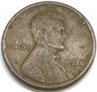 1920 D Lincoln Wheat Cent Average Circulated Copper G VG Penny Old Estate Coin