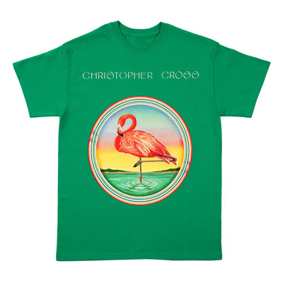 Christopher Cross Band Album Heavy Cotton Green T Shirt S-5XL AG08