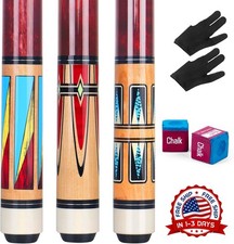 Taco de billar de 58" de madera de arce canadiense para jugadores profesionales.