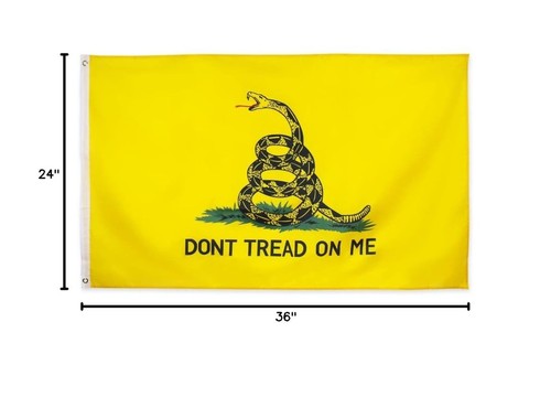 Flag Banner Gadsden Tea Party Patriot Conservative US (2x3FT) 2x3FT - Picture 6 of 6
