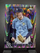 2025 Topps Chrome #84 Pete Fairbanks RayWave Refractors