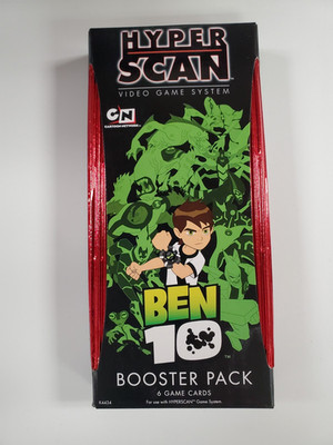 HYPER SCAN Ben 10 Booster Pack 6 Game Cards Video Game Cartoon Network Mattel 06