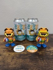 Funko Soda Flocked Garfield Chase Common Can Fun on the Run Walmart Exclusive