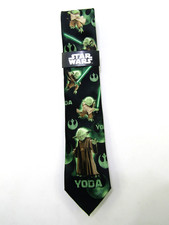 Star Wars Necktie Tie All Over Yoda Design Lucasfilm Business Novelty Tie NWT