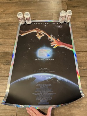 E.T. The Extra Terrestrial RARE Foil Variant Poster John Alvin Limited /225 BNG