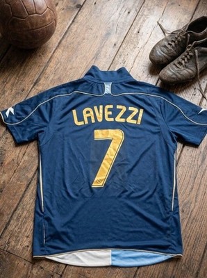 Napoli 2008/09 Third Kit Size XLarge Lavezzi #7 | eBay