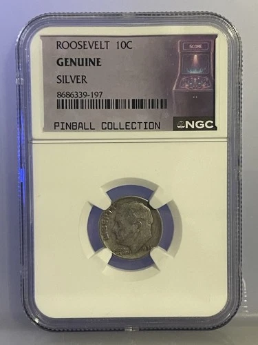 1946 Roosevelt Dime 10C Silver NGC Pinball Collection! New from NGC!