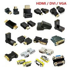 1Pcs HDMI Adapter Male Female DVI Cable Converter VGA Connector Various Adapters