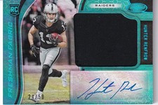 2019 Panini Certified Oakland Raiders Hunter Renfrow Fabric Mirror Teal /50