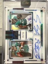 2024 Panini One Donovan McNabb LeSean McCoy Dual Auto Plus One Signatures /35  