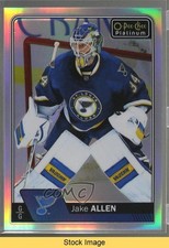 2016-17 O-Pee-Chee Platinum Rainbow Jake Allen #45 READ c6p