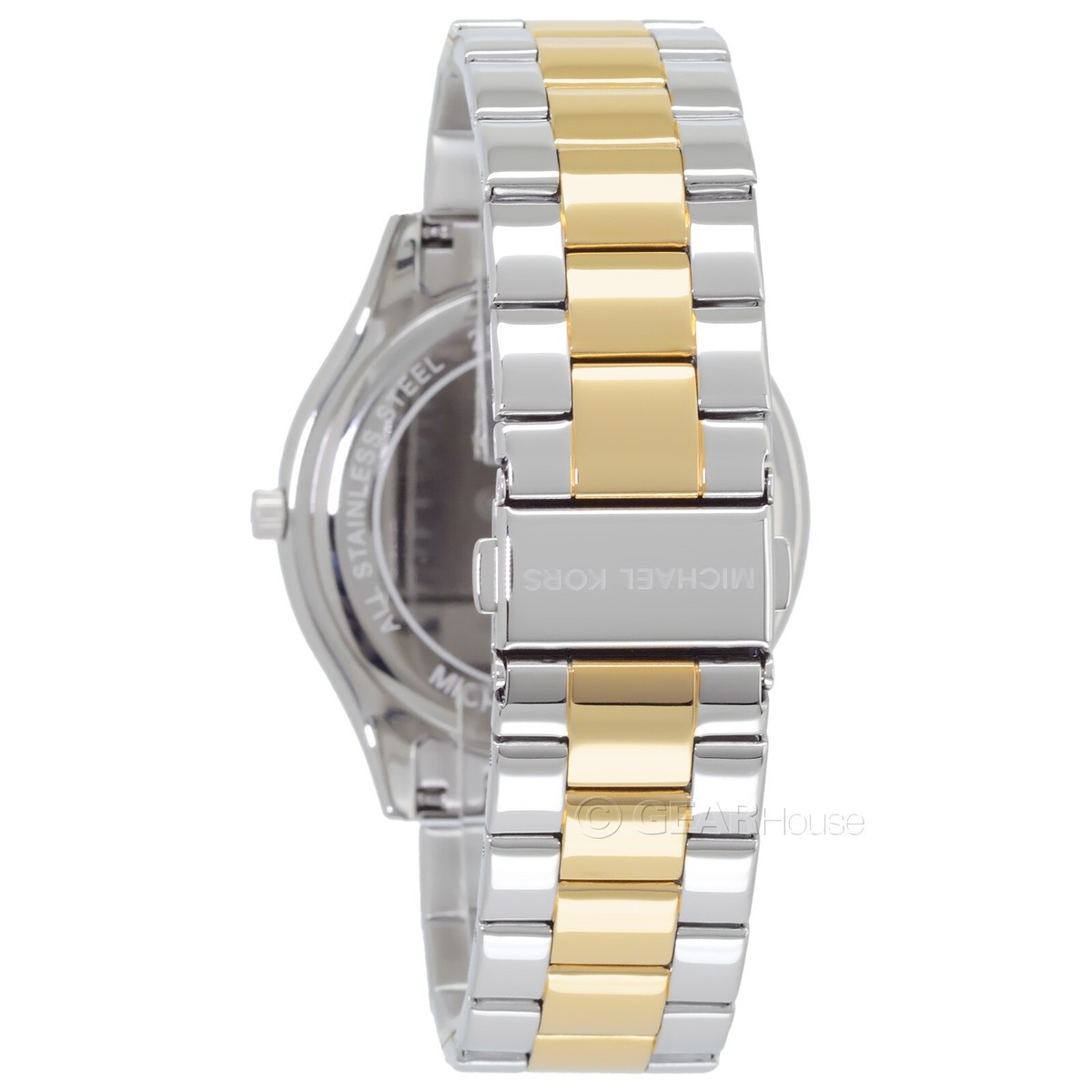 Michael Kors Slim Runway Glitz Crystals Watch MK Logo Dial