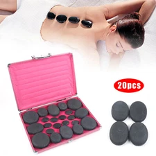 Pro Massage Stone Heater Kit  60W with 20 Therapy Hot Rocks Massage Portable