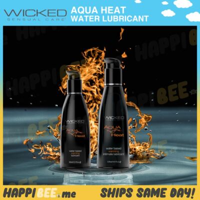 Wicked Aqua Water Lubricant Couples Naturals H2O Intimate Glide Sex Lube Gel