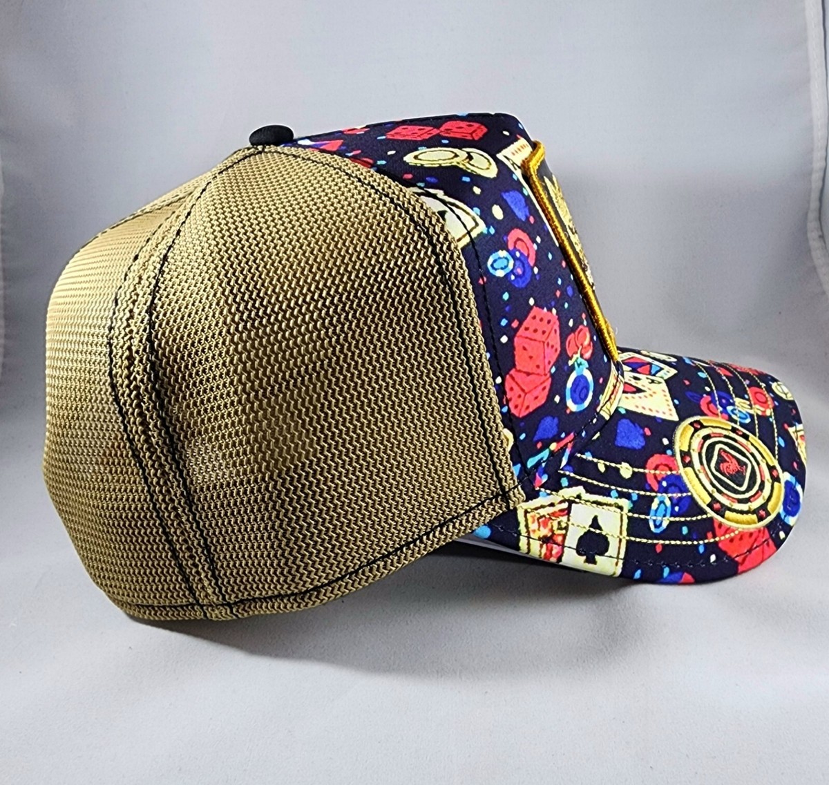 Goorin Bros The Farm Animal Trucker JOKER Poker Face Hyena Casino