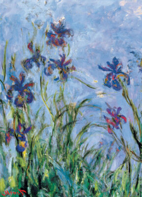 Eurographics Irises 1000 Piece Jigsaw Puzzle By Claude Monet