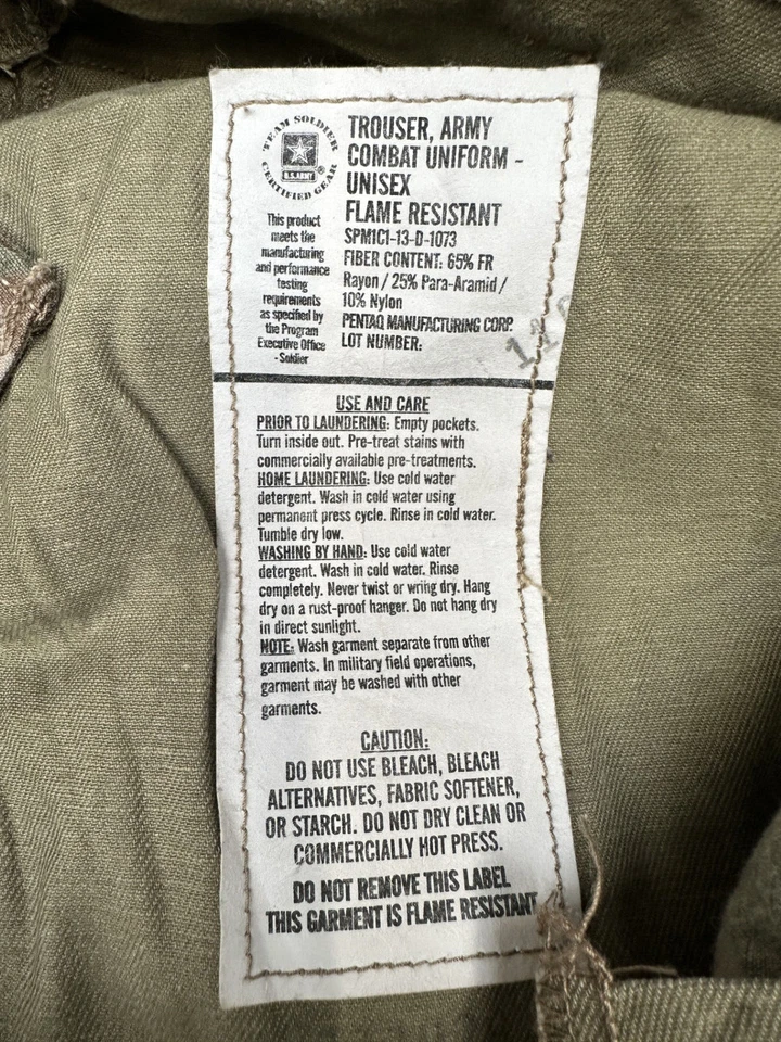 US Army Hose Multicam Ocp Fr Combat Feldhose Scorpion camouflage SR Small Regula - Bild 2 von 4