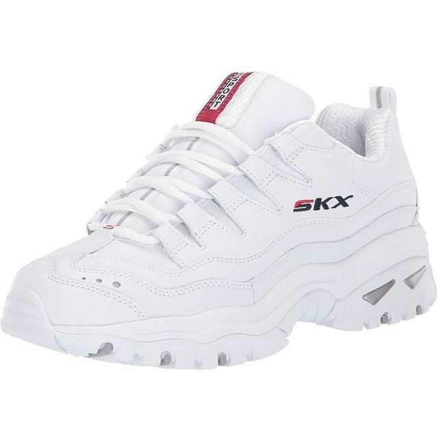 white trainers skechers