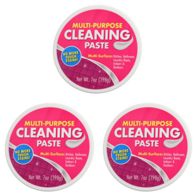 Multi-Purpose Cleaning Paste 7 Oz ( 3 Count ) Kitchen, Bathroom, Laundry Room