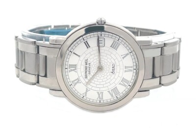 Raymond Weil Men's Saxo Stainless Steel White Dial Quartz Watch 9521