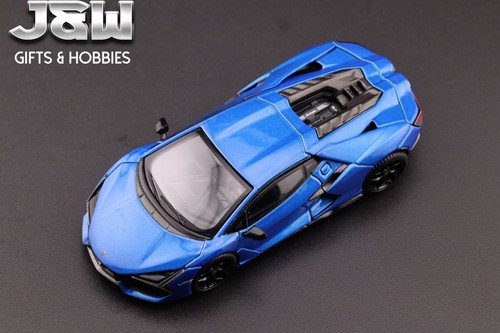 Mini GT Lamborghini Revuelto Blu Eleos #748 1/64 - Picture 7 of 10