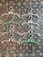 Lot Of 9 - Vintage Baby Clothes Hanger Imperial Plastics ANIMALS Newark NJ