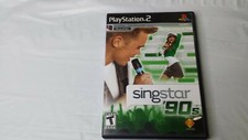 SingStar '90s (Sony PlayStation 2, 2008) Complete w/Manual CIB