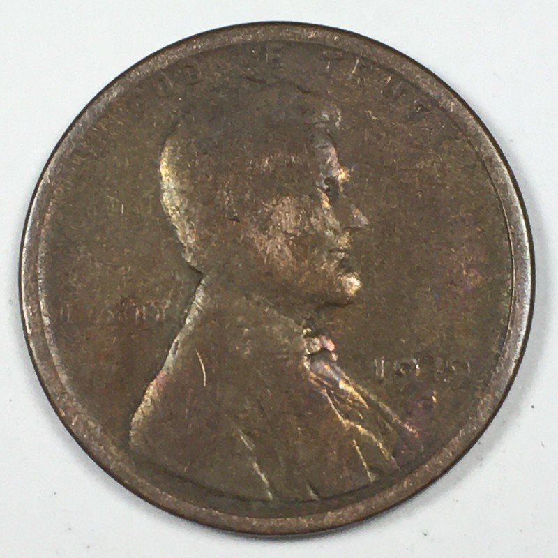 1919-S United States Lincoln Wheat Cent Penny - Good (G) Cleaned KM#132 -5192-AH