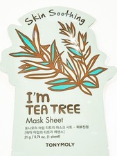 Tony Moly I'm Tea Tree Mask Sheet NEW Skin Soothing