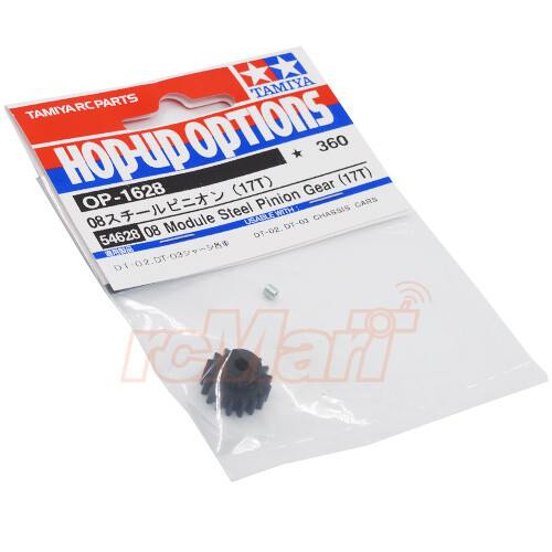 Tamiya 08 Module Steel Pinion Gear 17T For DT03 DT02 1:10 RC Car Buggy Touring - Picture 2 of 2