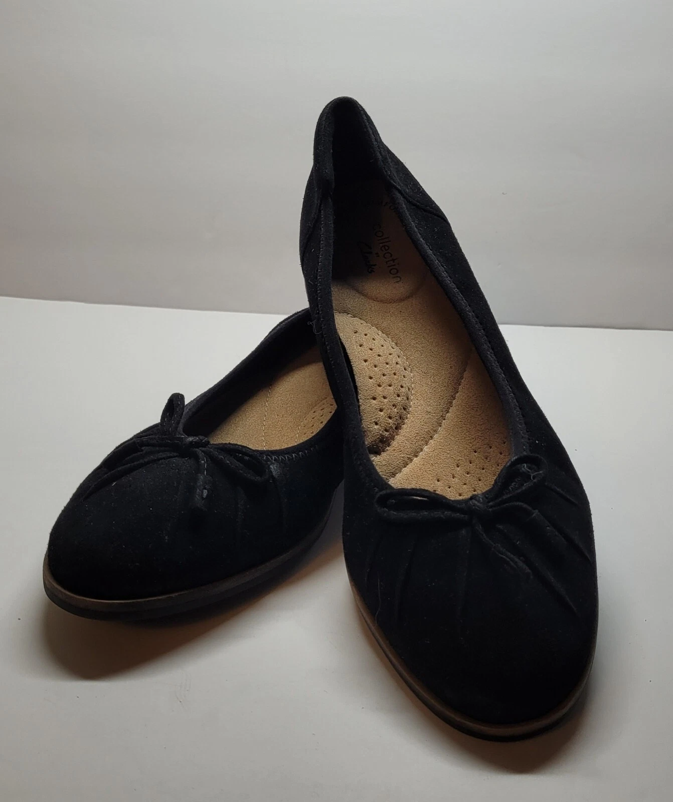 CLARKS Collection by Clark's scarpe basse donna nere scamosciate taglia 7 50 usate