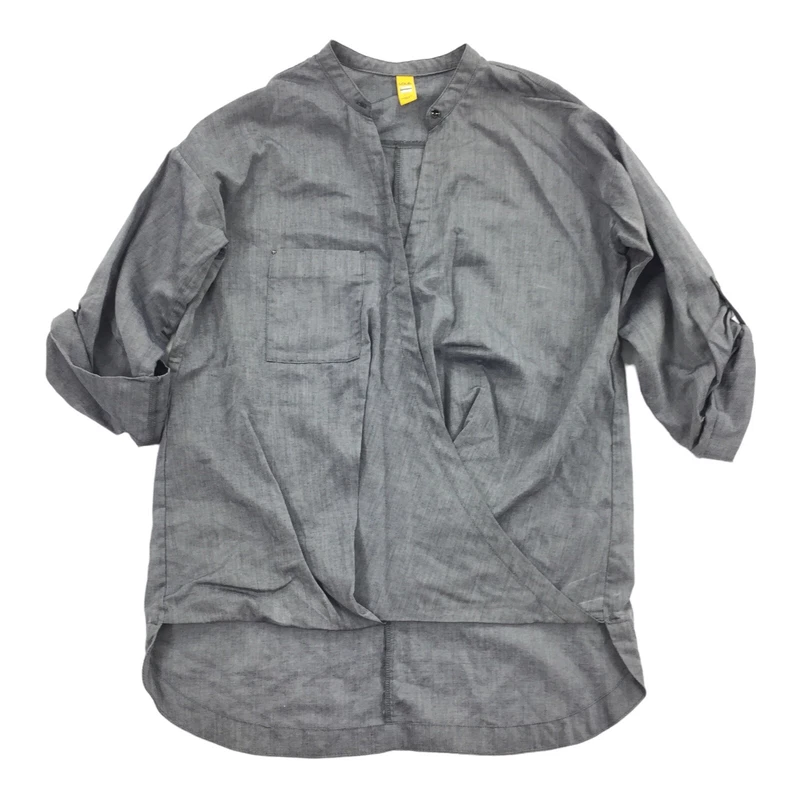 lole margot faux wrap casual shirt